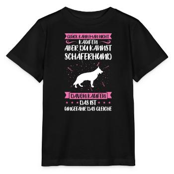 Schäferhund Hund Schäferhunde Geschenk - Stanley/Stella Kinder T-Shirt MINI CREATOR  - Schwarz - Vorne - Mikhail (115cm)