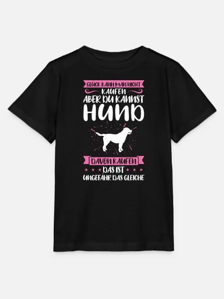 Hund Haustier Hundeliebhaber Geschenk - Stanley/Stella Kinder T-Shirt MINI CREATOR - Schwarz
