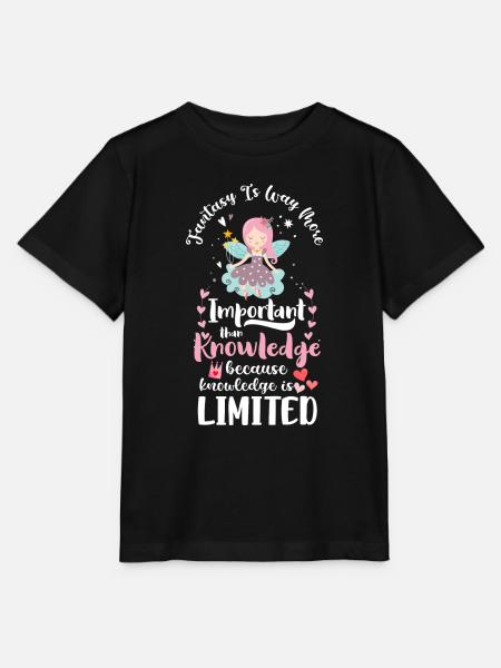 Elfe Mädchen Fabelwesen Prinzessin - Stanley/Stella Kinder T-Shirt MINI CREATOR - Schwarz