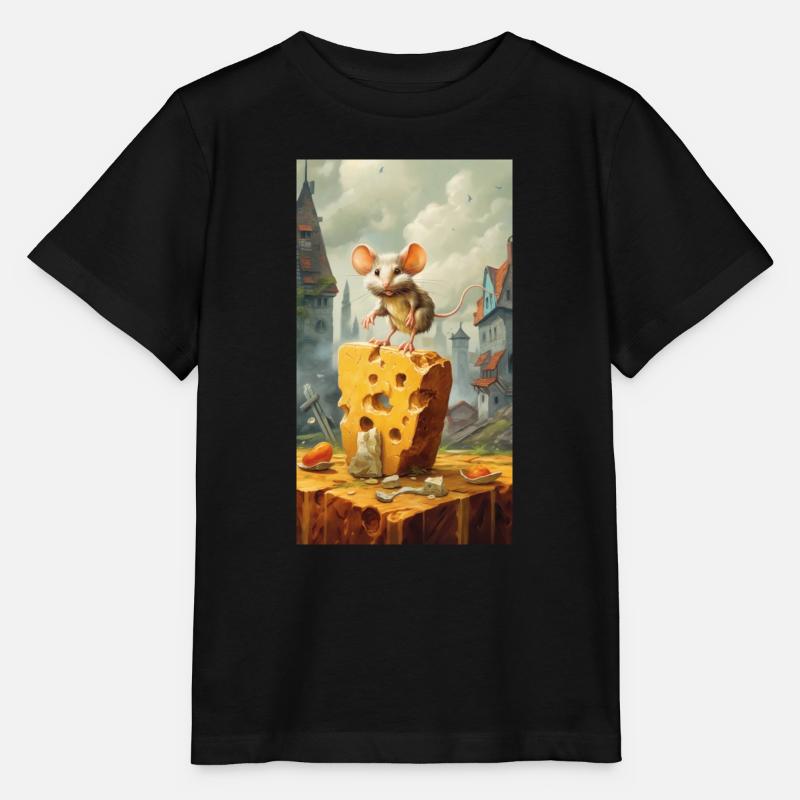 Souris - T-shirt bio MINI CREATOR Stanley/Stella Enfant - noir