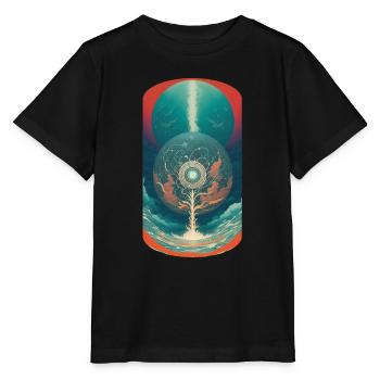 Sphère - T-shirt bio MINI CREATOR Stanley/Stella Enfant - noir - Devant - Mikhail (115cm)