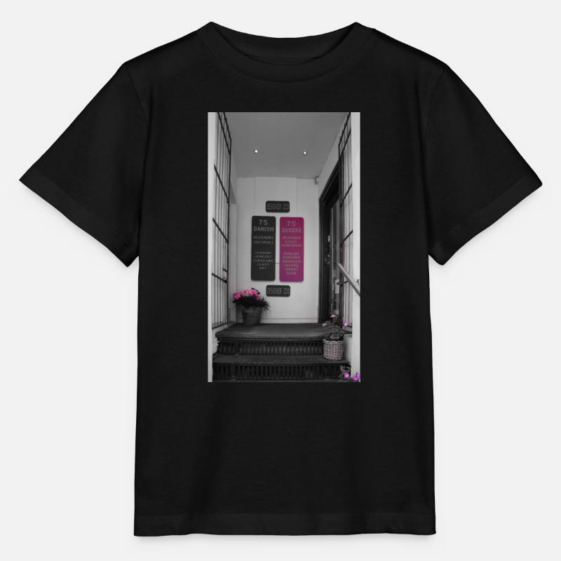 Gris Copenhague - T-shirt bio MINI CREATOR Stanley/Stella Enfant - noir