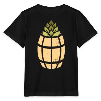 Pineapple Logo - Stanley/Stella MINI CREATOR Kids’ T-Shirt - black - Front - Mikhail (115cm)