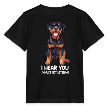 Rottweiler - T-shirt bio MINI CREATOR Stanley/Stella Enfant - noir - Devant - Mikhail (115cm)