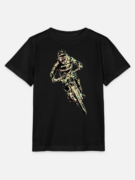 MTB-Abfahrt - Stanley/Stella Kinder T-Shirt MINI CREATOR - Schwarz