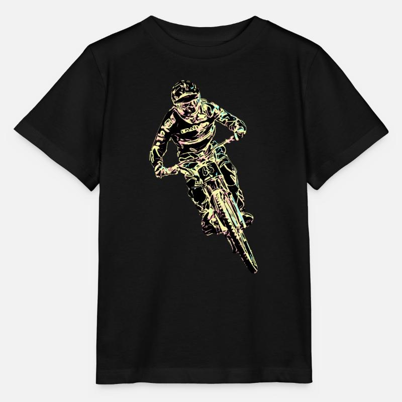 MTB-Abfahrt - Stanley/Stella Kinder T-Shirt MINI CREATOR  - Schwarz