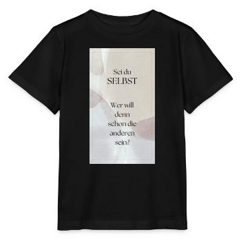 Sei du selbst - Stanley/Stella Kinder T-Shirt MINI CREATOR  - Schwarz - Vorne - Mikhail (115cm)