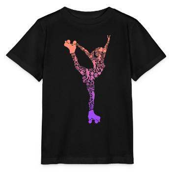 Roller Skates Roller Skates Girls Roller Skating - Stanley/Stella MINI CREATOR Kids’ T-Shirt - black - Front - Mikhail (115cm)