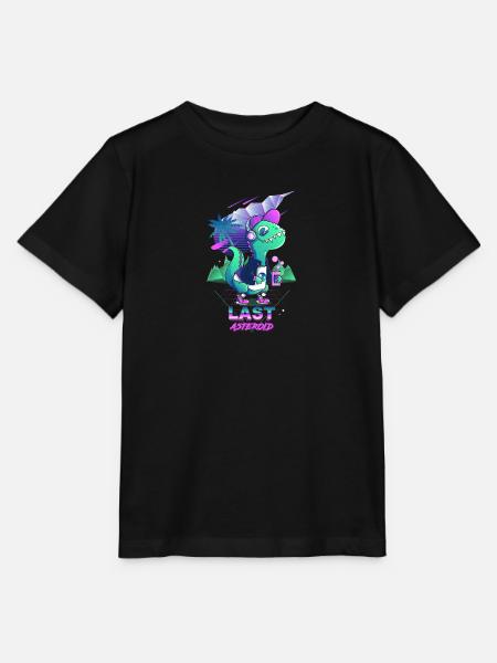Letzter Asteroid - Stanley/Stella Kinder T-Shirt MINI CREATOR  - Schwarz