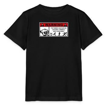 Warnung - Stanley/Stella Kinder T-Shirt MINI CREATOR  - Schwarz - Vorne - Mikhail (115cm)