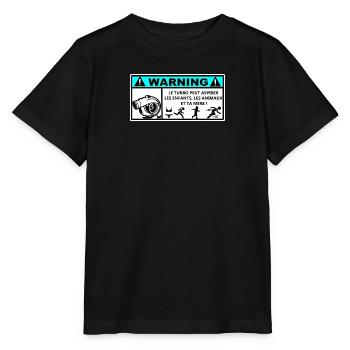 Autocollant Voiture - T-shirt bio MINI CREATOR Stanley/Stella Enfant - noir - Devant - Mikhail (115cm)