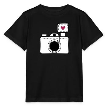 Amour de la caméra - T-shirt bio MINI CREATOR Stanley/Stella Enfant - noir - Devant - Mikhail (115cm)