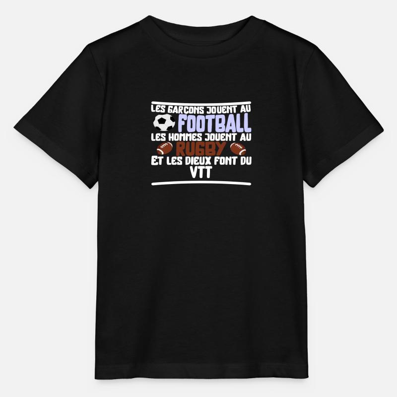Les dieux VTT cadeau - T-shirt bio MINI CREATOR Stanley/Stella Enfant - noir