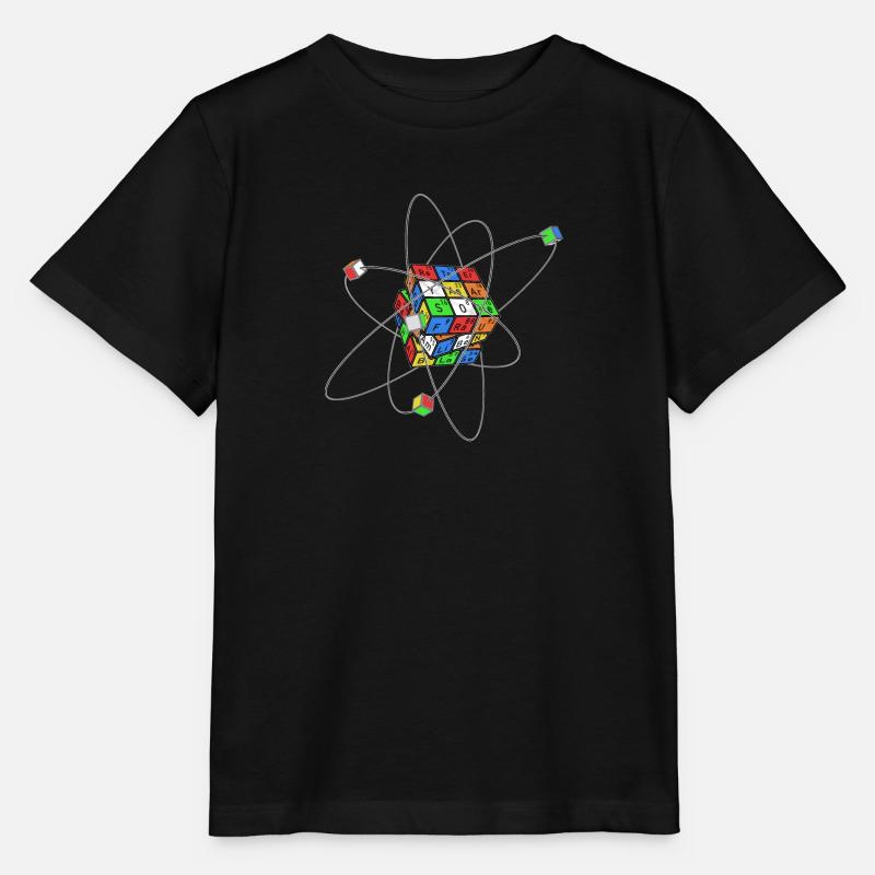 Elementarwürfel - Stanley/Stella Kinder T-Shirt MINI CREATOR  - Schwarz