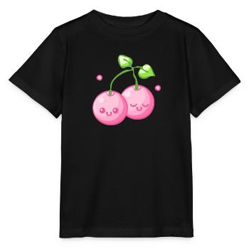 Kirsche - Stanley/Stella Kinder T-Shirt MINI CREATOR  - Schwarz - Vorne - Mikhail (115cm)