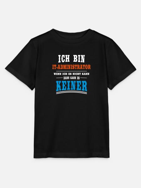 IT - Administrator Beruf - Stanley/Stella Kinder T-Shirt MINI CREATOR - Schwarz
