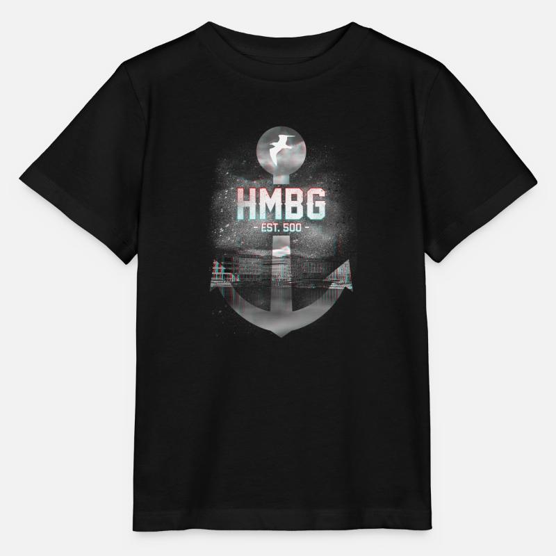 HAMBOURG - T-shirt bio MINI CREATOR Stanley/Stella Enfant - noir