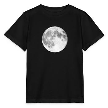 moon - Stanley/Stella MINI CREATOR Kids’ T-Shirt - black - Front - Mikhail (115cm)