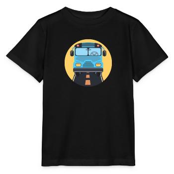 Bus - Stanley/Stella Kinder T-Shirt MINI CREATOR  - Schwarz - Vorne - Mikhail (115cm)