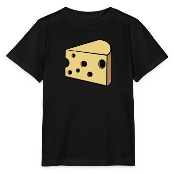 cheese - Stanley/Stella MINI CREATOR Kids’ T-Shirt - black - Front - Mikhail (115cm)