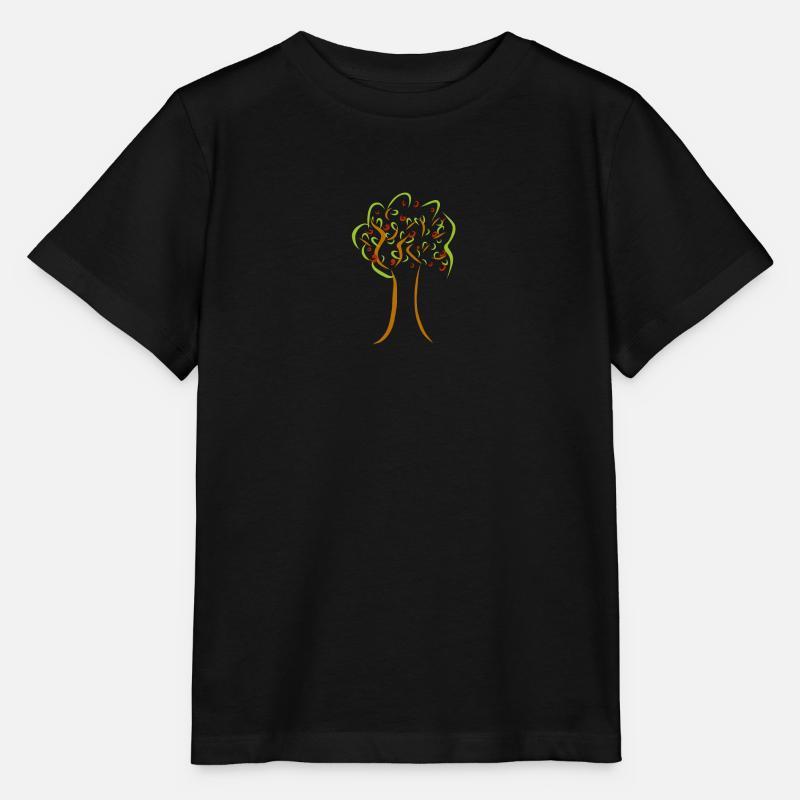 tree - Stanley/Stella MINI CREATOR Kids’ T-Shirt - black