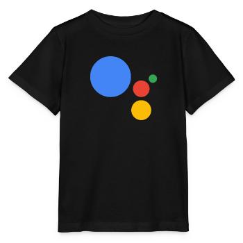 Google Logo Merch! - Stanley/Stella Kinder T-Shirt MINI CREATOR  - Schwarz - Vorne - Mikhail (115cm)