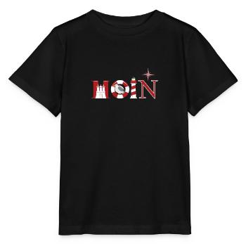 moin, Hamburg, Hanseatic city - Stanley/Stella MINI CREATOR Kids’ T-Shirt - black - Front - Mikhail (115cm)