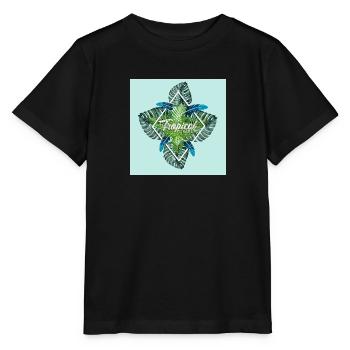 Été - paradis tropical d'été - T-shirt bio MINI CREATOR Stanley/Stella Enfant - noir - Devant - Mikhail (115cm)