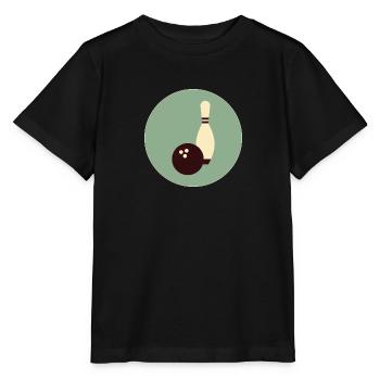 STRIKE -Bowling Star - Stanley/Stella Kinder T-Shirt MINI CREATOR  - Schwarz - Vorne - Mikhail (115cm)