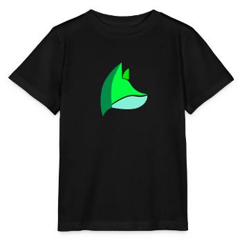 Fuchs grün - Stanley/Stella Kinder T-Shirt MINI CREATOR  - Schwarz - Vorne - Mikhail (115cm)