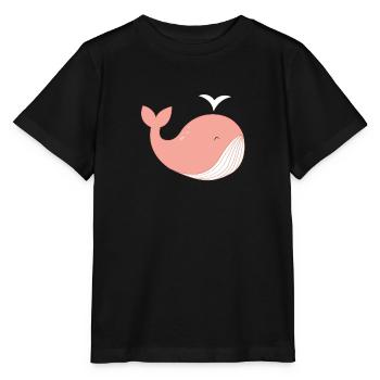 Whale nicht! - Stanley/Stella Kinder T-Shirt MINI CREATOR  - Schwarz - Vorne - Mikhail (115cm)