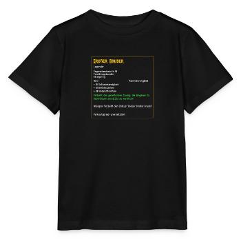 Legendärer Großer Bruder Familie cool Legendär - Stanley/Stella Kinder T-Shirt MINI CREATOR  - Schwarz - Vorne - Mikhail (115cm)
