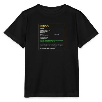 Legendärer Hundepapa Legendär Hund Tiere - Stanley/Stella Kinder T-Shirt MINI CREATOR  - Schwarz - Vorne - Mikhail (115cm)