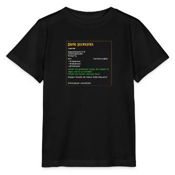 Legendäre große Schwester Familie Seele Legendär - Stanley/Stella Kinder T-Shirt MINI CREATOR  - Schwarz - Vorne - Mikhail (115cm)
