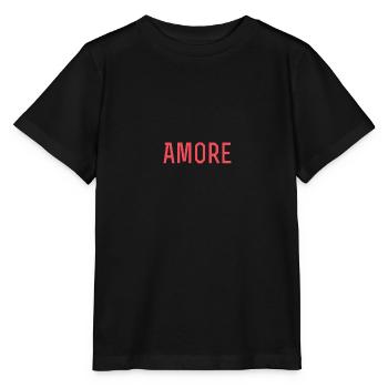 Amore statement shirt - Stanley/Stella MINI CREATOR Kids’ T-Shirt - black - Front - Mikhail (115cm)
