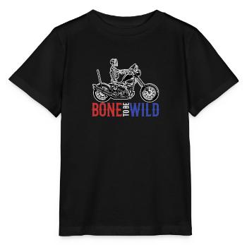 skeleton - Stanley/Stella MINI CREATOR Kids’ T-Shirt - black - Front - Mikhail (115cm)