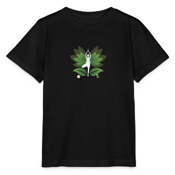Yoga Yoga Yoga - Stanley/Stella Kinder T-Shirt MINI CREATOR  - Schwarz - Vorne - Mikhail (115cm)