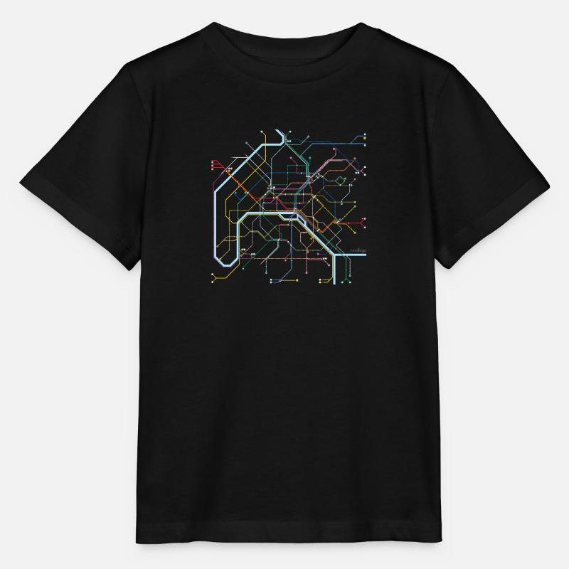 metro - T-shirt bio MINI CREATOR Stanley/Stella Enfant - noir