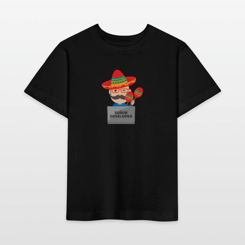 Señor Developer Senior Developer - Idée cadeau T-shirt bio MINI CREATOR Stanley/Stella Enfant