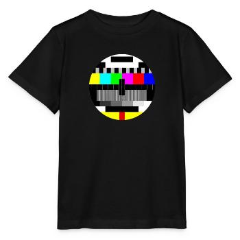 Farbbalken - Farbtestkarte - Stanley/Stella Kinder T-Shirt MINI CREATOR  - Schwarz - Vorne - Mikhail (115cm)
