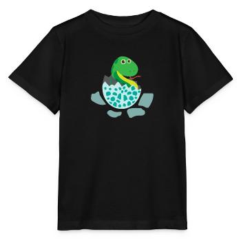 Baby Schlange schlüpfen - Geschenkidee - Stanley/Stella Kinder T-Shirt MINI CREATOR  - Schwarz - Vorne - Mikhail (115cm)