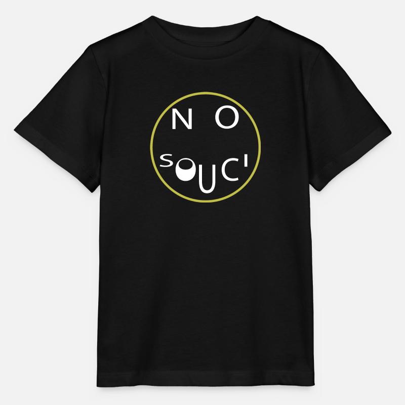 no worries - no problem - Stanley/Stella MINI CREATOR Kids’ T-Shirt - black