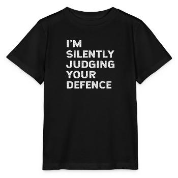 Funny Basketball Coach Player Silently Judging - Stanley/Stella MINI CREATOR Kids’ T-Shirt - black - Front - Mikhail (115cm)