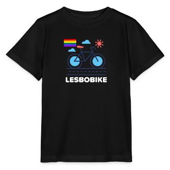 Lesbienne - T-shirt bio MINI CREATOR Stanley/Stella Enfant - noir - Devant - Mikhail (115cm)