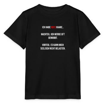 Ich Habe Rote Haare.. - Stanley/Stella Kinder T-Shirt MINI CREATOR  - Schwarz - Vorne - Mikhail (115cm)