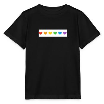 Fierté gai - T-shirt bio MINI CREATOR Stanley/Stella Enfant - noir - Devant - Mikhail (115cm)