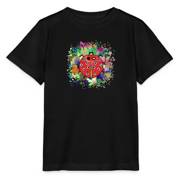 Ladybug - Stanley/Stella MINI CREATOR Kids’ T-Shirt - black - Front - Mikhail (115cm)
