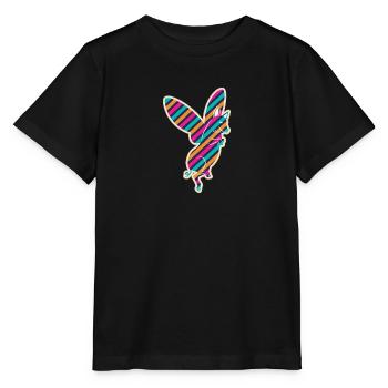 Flying Pig, Alice in Wonderland - Stanley/Stella MINI CREATOR Kids’ T-Shirt - black - Front - Mikhail (115cm)