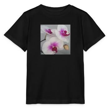 Orchidée - T-shirt bio MINI CREATOR Stanley/Stella Enfant - noir - Devant - Mikhail (115cm)