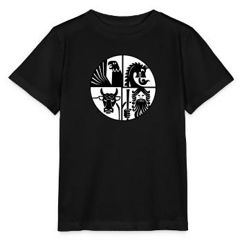 Pièce nordique - T-shirt bio MINI CREATOR Stanley/Stella Enfant - noir - Devant - Mikhail (115cm)